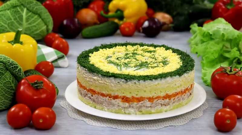 Салат с солеными огурцами - 312 рецепта приготовления пошагово - 1000.menu