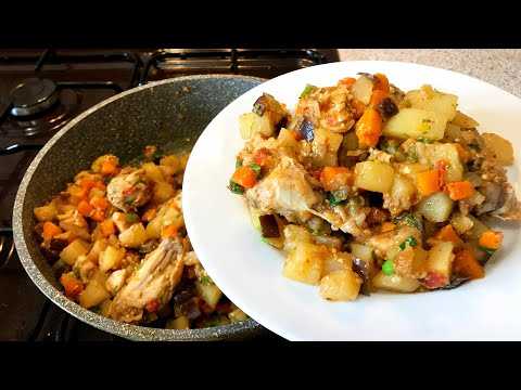 Курица тушеная с овощами - 390 рецептов приготовления пошагово - 1000.menu