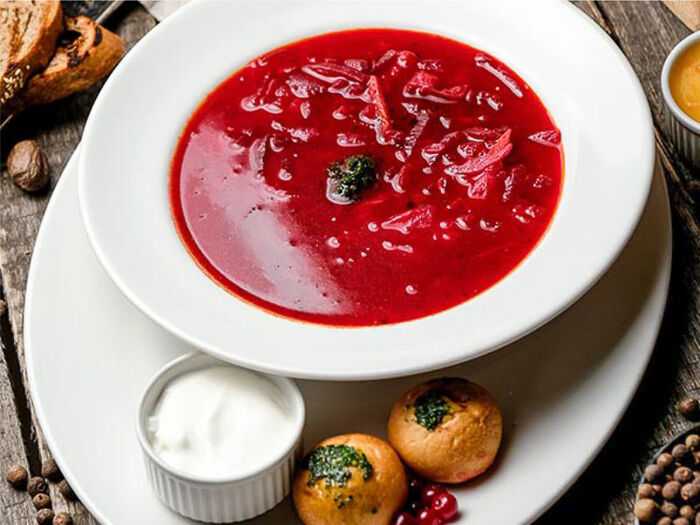 Борщ из курицы со свежей капустой по-домашнему (рецепт с лимоном)