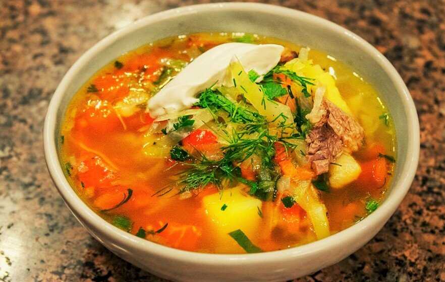 Суп из индейки с капустой — пошаговый рецепт с фото