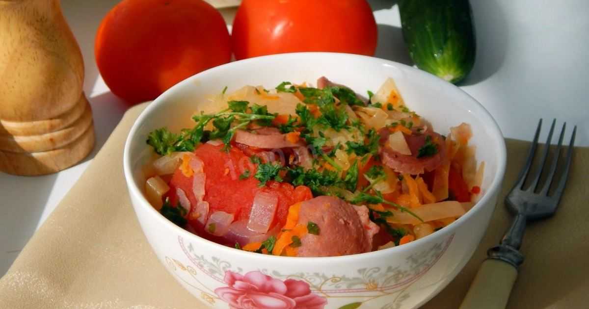 Солянка из капусты с мясом свинины рецепт с фото пошагово и видео - 1000.menu