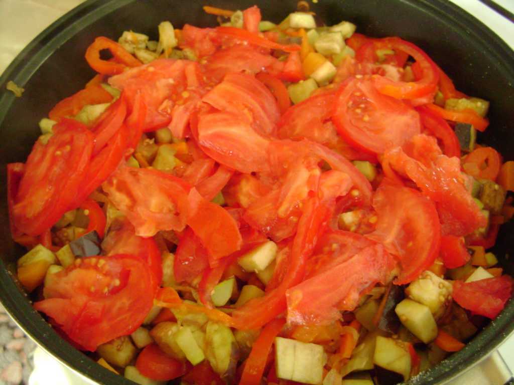 Баклажаны кабачки помидоры рецепт рагу