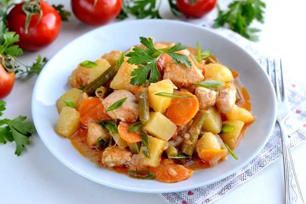 Рецепты овощного рагу с курицей — готовим просто, быстро и вкусно