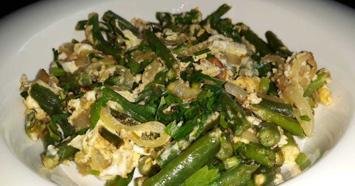 Спаржевая фасоль в яйце с сыром рецепт с фото пошагово - 1000.menu