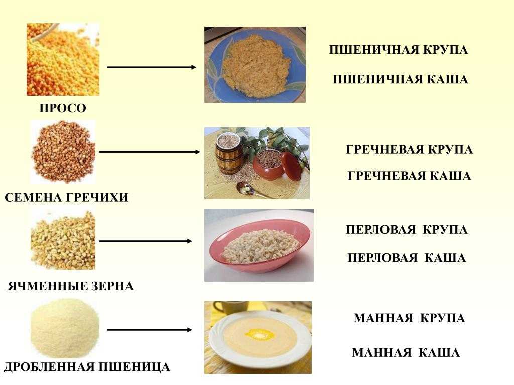 Каша ячневая или манная