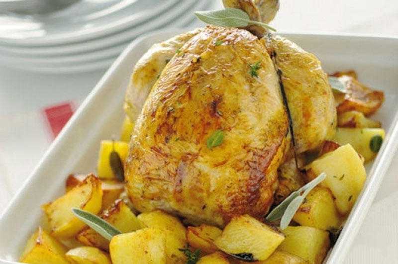 Курица с картошкой в духовке — 8 самых вкусных рецептов