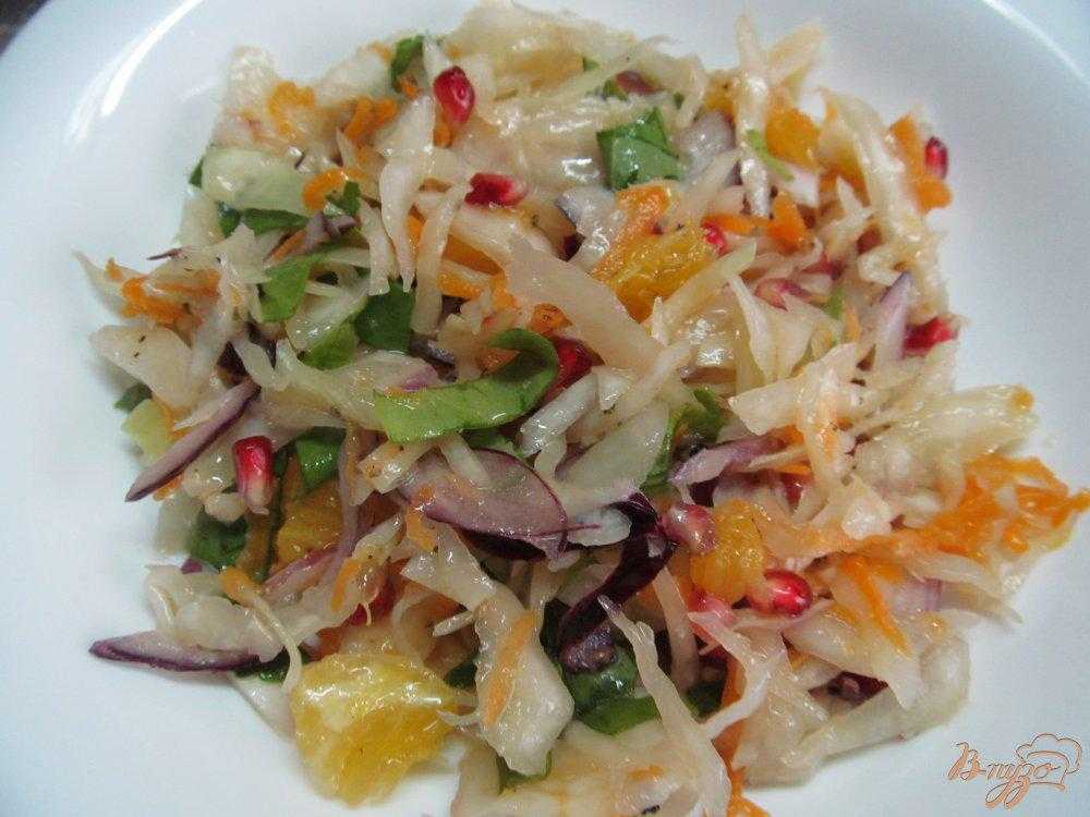 Салат из квашеной капусты "зимний" — рецепт салата с фото