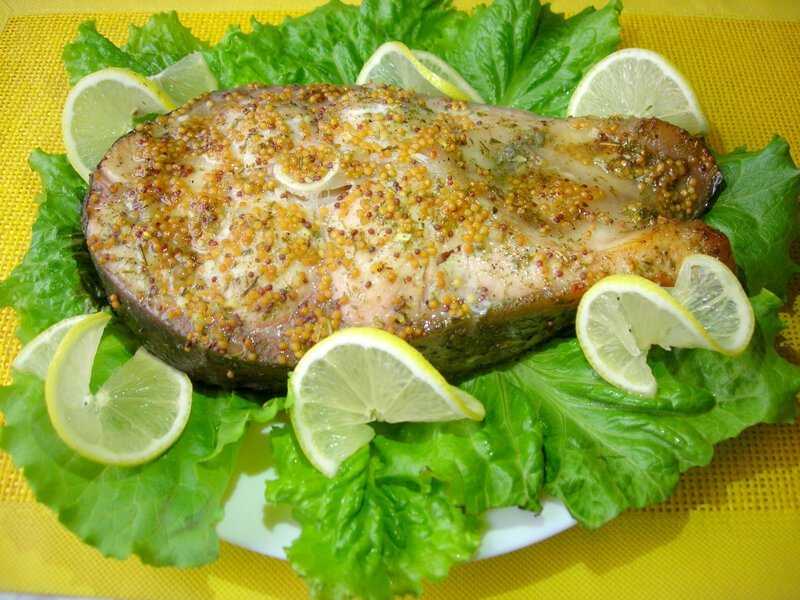 Рыба целиком в духовке