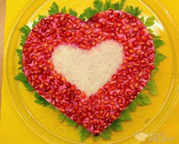 Слоёный салат любовница к дню влюблённых рецепт с фото пошагово - 1000.menu