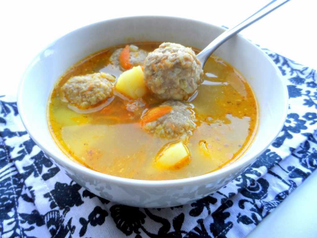 Суп с фрикадельками: пошаговый рецепт с фото, как приготовить