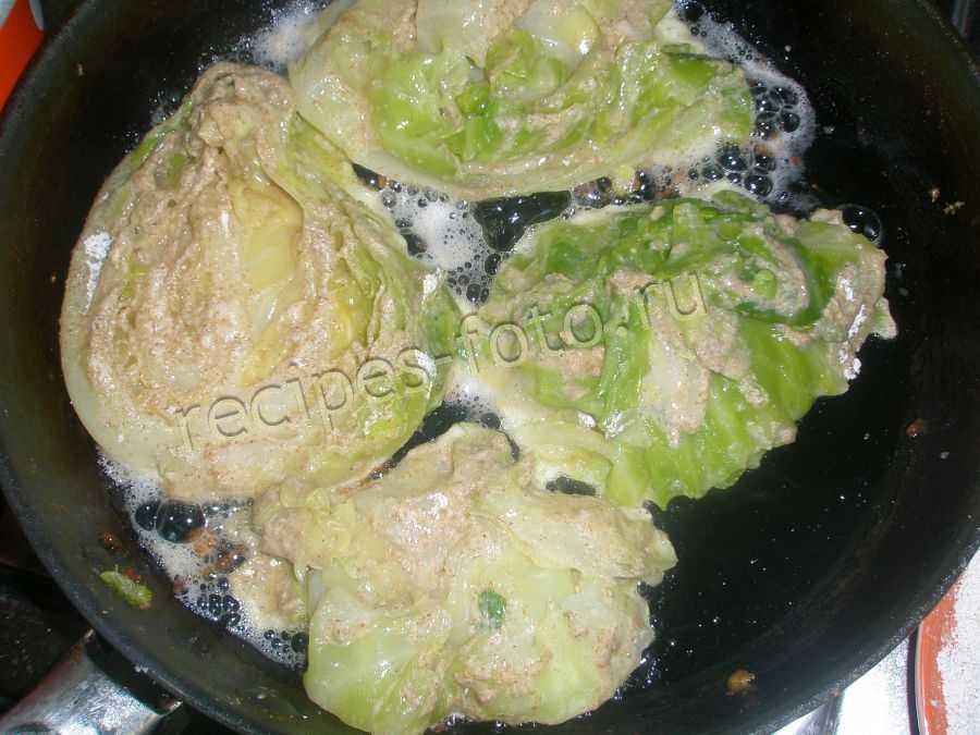 Стейк из капусты на сковороде рецепт с фото пошагово в домашних условиях