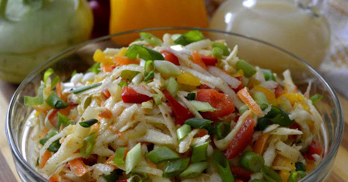 Салат из свежей капусты моркови и огурцов рецепт с фото пошагово - 1000.menu