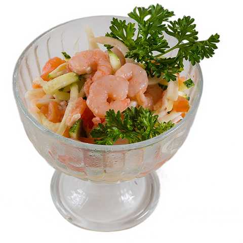 Салат с креветками – 10 самых вкусных и простых рецептов с пошаговыми фото