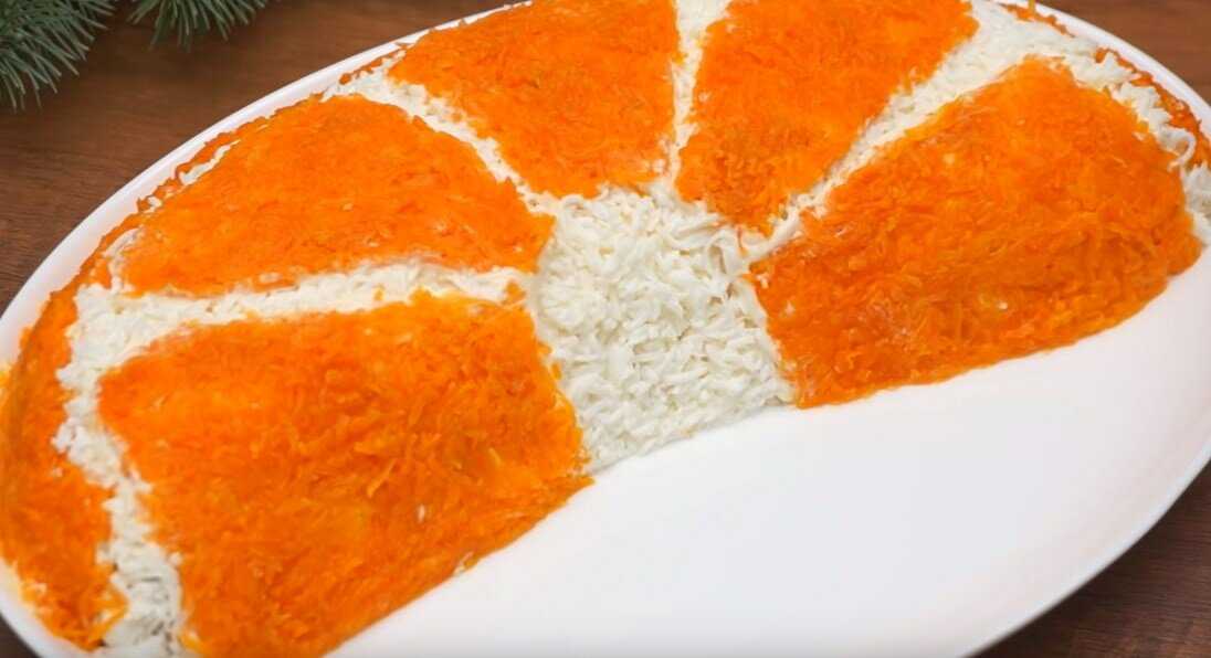 Салат с апельсином и курицей