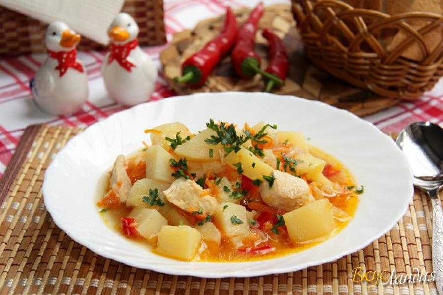 Рецепт густой соус из курицы с картошкой рецепт с фото