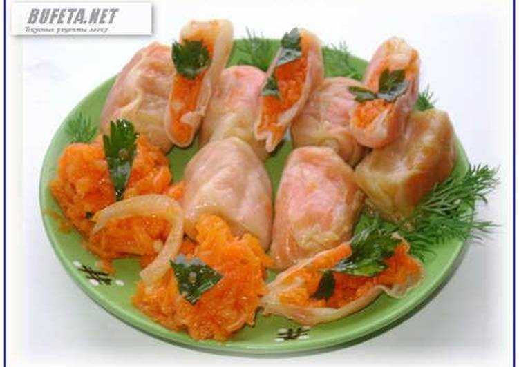 Рецепт квашенных голубцов с морковью