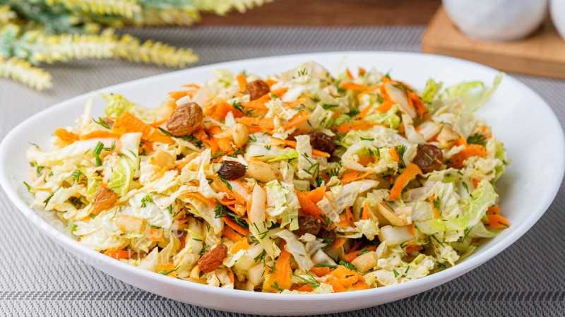 18 лучших пп салатов с капустой ➝ диетические рецепты