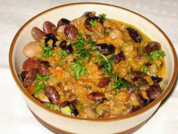 Фасоль с мясом - 261 рецепт приготовления пошагово - 1000.menu