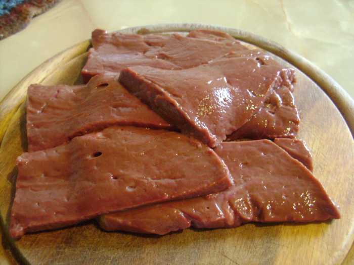 Печень свиная и говяжья сравнение фото