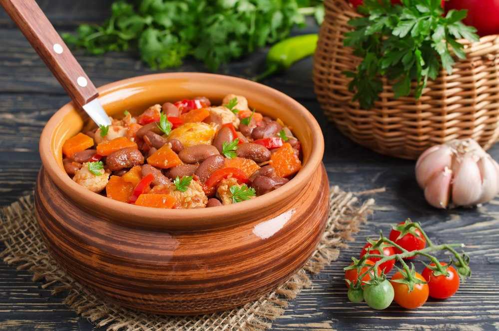 Фасоль с мясом - 261 рецепт приготовления пошагово - 1000.menu