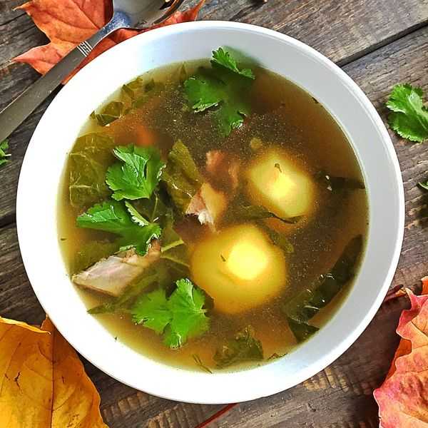 Суп харчо с рисом и картошкой, классический рецепт