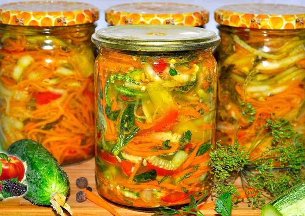 Салаты из кабачков на зиму – самые вкусные рецепты